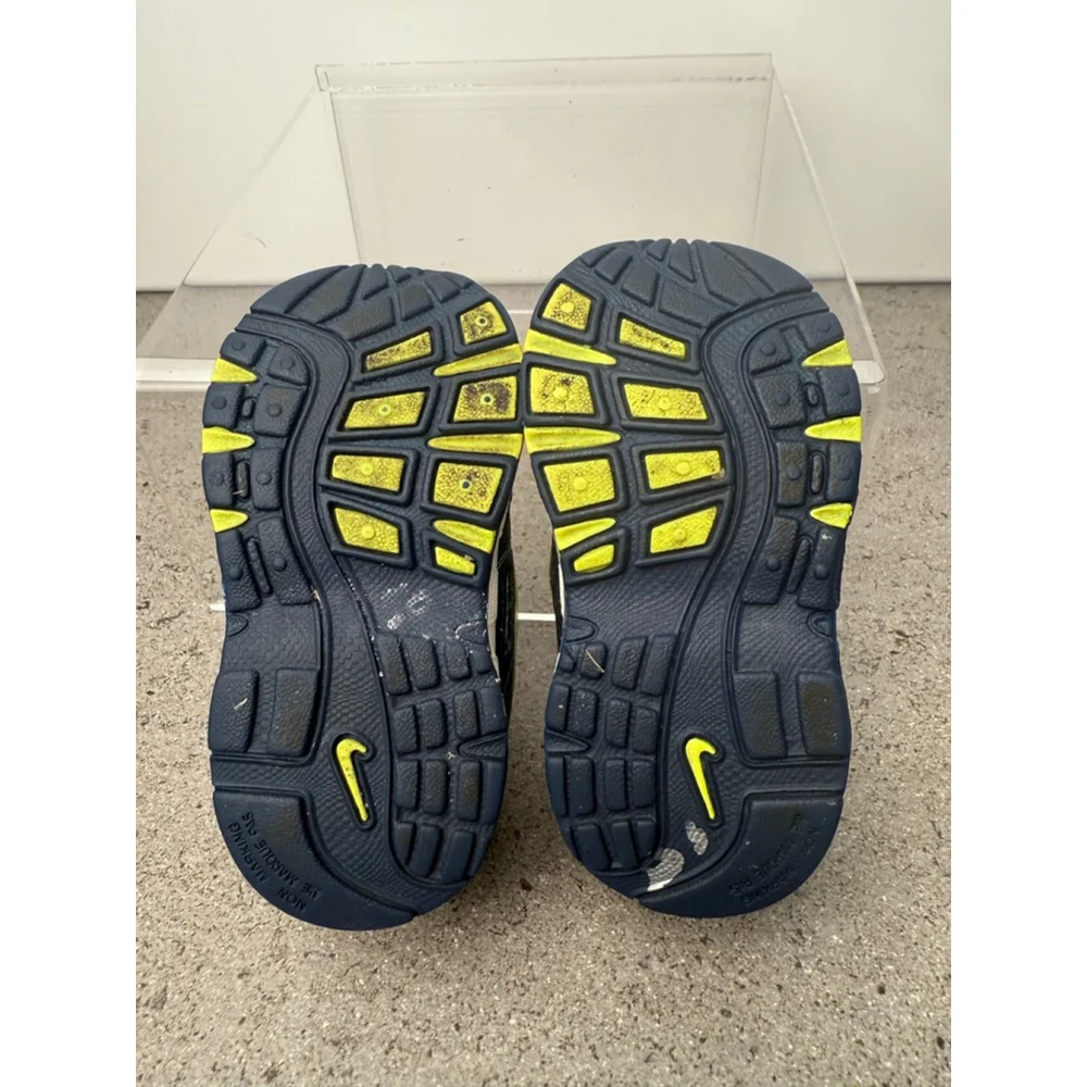 Kids' Nike T-Run 3 Alt Sneakers Navy/Gray Size 4C